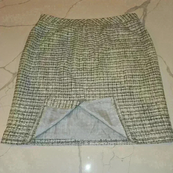 Pendleton Womens Plus Tweed Midi Straight Skirt Blue Gray Size 20W - Picture 3 of 9